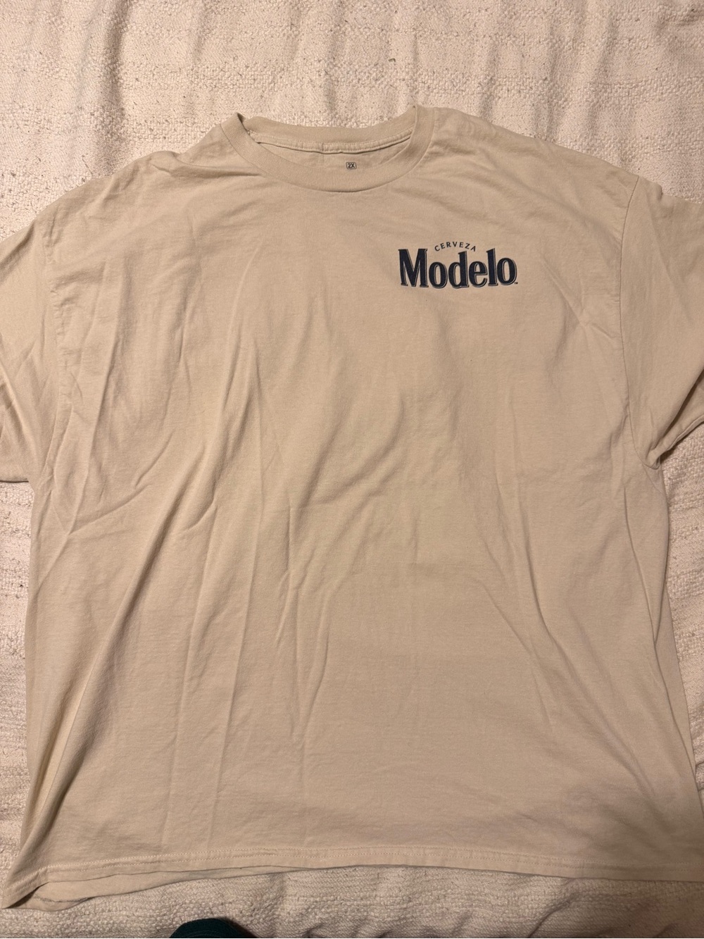 Modelo Beer Rodeo Graphic Tee Sand Cream Men's XXL